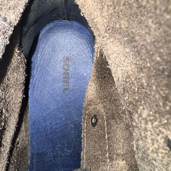 Sorel Joan of Arctic leather wedge waterproof boot brown size 9 - Picture 9 of 10